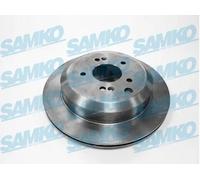 2x Disco freno ventilazione interna H2034V SAMKO per HYUNDAI ix55