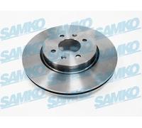 2x Disco freno ventilazione interna K2025V SAMKO per KIA HYUNDAI