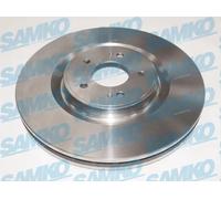 2x Disco freno ventilazione interna M1037V SAMKO per MITSUBISHI LANCER VIII