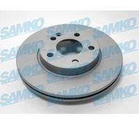 2x Disco freno ventilazione interna M2016VR SAMKO per MERCEDES-BENZ CLASSE A