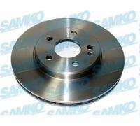 2x Disco freno ventilazione interna M2022V SAMKO per MERCEDES-BENZ CLASSE A