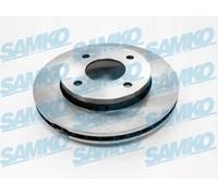 2x Disco freno ventilazione interna M2026V SAMKO per SMART MITSUBISHI