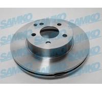 2x Disco freno ventilazione interna M2063V SAMKO per MERCEDES-BENZ
