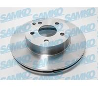 2x Disco freno ventilazione interna M2063VR SAMKO per MERCEDES-BENZ CLASSE C