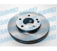 2x Disco freno ventilazione interna M2591V SAMKO per MERCEDES-BENZ CLASSE A