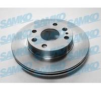 2x Disco freno ventilazione interna M5711V SAMKO per MAZDA 323 S IV 323 C IV