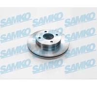 2x Disco freno ventilazione interna N2008V SAMKO per NISSAN MICRA II