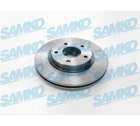 2x Disco freno ventilazione interna N2018V SAMKO per NISSAN JUKE