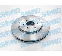 2x Disco freno ventilazione interna N2022V SAMKO per NISSAN NAVARA NP300