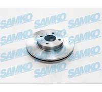 2x Disco freno ventilazione interna N2027V SAMKO per NISSAN MICRA IV NOTE