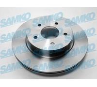 2x Disco freno ventilazione interna N2047V SAMKO per NISSAN X-TRAIL III