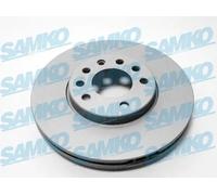2x Disco freno ventilazione interna O1009VR SAMKO per OPEL FIAT