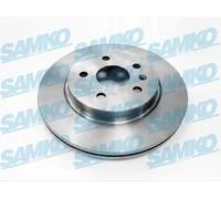 2x Disco freno ventilazione interna O1031V SAMKO per OPEL SAAB CHEVROLET