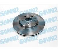 2x Disco freno ventilazione interna O1035V SAMKO per OPEL CHEVROLET