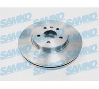 2x Disco freno ventilazione interna O1046V SAMKO per OPEL CHEVROLET
