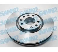 2x Disco freno ventilazione interna P1017V SAMKO per PEUGEOT RCZ