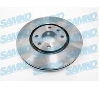 2x Disco freno ventilazione interna P1211V SAMKO per CITROËN PEUGEOT