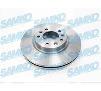 2x Disco freno ventilazione interna P1251V SAMKO per PEUGEOT 607