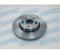 2x Disco freno ventilazione interna R1001V SAMKO per RENAULT LAGUNA II