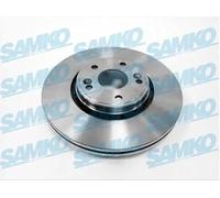 2x Disco freno ventilazione interna R1002V SAMKO per RENAULT LAGUNA II