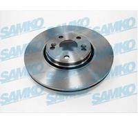 2x Disco freno ventilazione interna R1013V SAMKO per RENAULT ESPACE IV