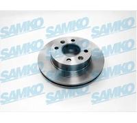 2x Disco freno ventilazione interna R1024V SAMKO per DACIA SOLENZA
