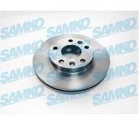 2x Disco freno ventilazione interna R1060V SAMKO per DACIA DUSTER
