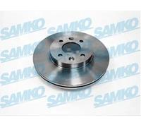 2x Disco freno ventilazione interna R1321V SAMKO per RENAULT LAGUNA I SAFRANE I