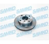 2x Disco freno ventilazione interna S5071V SAMKO per SUZUKI SUBARU