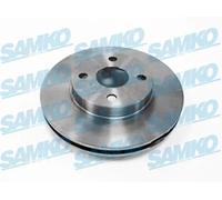 2x Disco freno ventilazione interna T2001V SAMKO per TOYOTA COROLLA