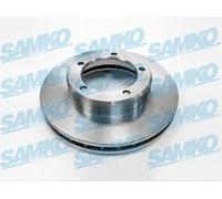 2x Disco freno ventilazione interna T2005V SAMKO per TOYOTA LAND CRUISER 100