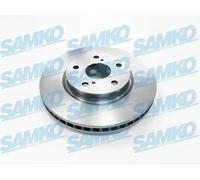 2x Disco freno ventilazione interna T2017V SAMKO per LEXUS IS II IS C
