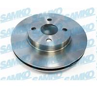 2x Disco freno ventilazione interna T2023V SAMKO per TOYOTA COROLLA