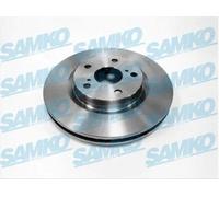 2x Disco freno ventilazione interna T2032V SAMKO per TOYOTA RAV 4 III AURIS