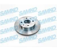 2x Disco freno ventilazione interna T2034V SAMKO per DAIHATSU MOVE SIRION YRV
