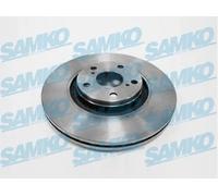 2x Disco freno ventilazione interna T2059V SAMKO per TOYOTA AVENSIS Tre volumi