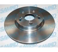 2x Disco freno ventilazione interna T2074V SAMKO per TOYOTA SUBARU