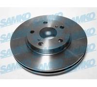 2x Disco freno ventilazione interna T2088V SAMKO per TOYOTA COROLLA Tre volumi