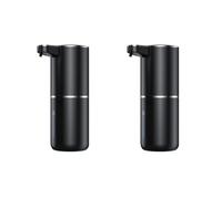 2X Dispenser Automatico di Sapone, 380 Ml, Montaggio A Parete Elettrico, Dispenser Automatico di Sapone Senza Contatto, Schiuma Ricaricabile Tramite
