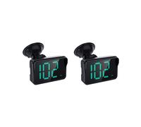 2X Display Universale GPS HUD Tachimetro Digitale per Tutte Le Auto e Camion Plug And Ricambio Auto con Supporto A Ventosa