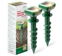 2x Dissuasori per Talpe a Energia Solare Gardigo Anti Talpe Aiuto Perforazione