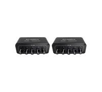 2X Distributore Audio 5CH Mixer Audio Stereo 1 Ingresso 5 Uscite RCA Splitter per Amplificatore di Potenza Audio Attivo