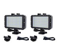2X Diving Light LED Dimmable Night Light Video Light Diving und erwater Light for Go Pro Hero