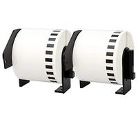 Printing Saver Nastri per etichette compatibili DK-22205 2x 62 mm x 30,48 m per Brother P-Touch