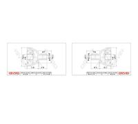 2x Dr Ve + Kit Giunto Albero Motore Giunto per VW Golf V 1K1 Audi A3