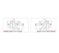 2X DrVE+ Giunto Anteriore Per Renault Master II Furgone FD