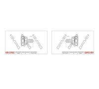 2X DrVE+ Giunto Anteriore Radiale Per Volvo V50 MW Ford