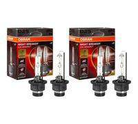 Duopack OSRAM D2S Xenarc Notte Breaker 220 Fino +220% 4500 K Modello 2024/25