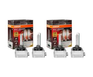 2x Duopack OSRAM D3S Xenarc Notte Breaker 220 Fino +220% 4400 K Modello 2024/25