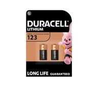 2X Duracell 123 Batterie Lithium (1 Blister Da 2 Batterie) 2 Pile (CR123 / CR123A / CR17345)